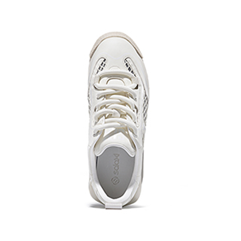 Opp France White Cool And Thick Soled Unisex Dad Shoes Trendy And Versatile Breathable And Casual Shoes