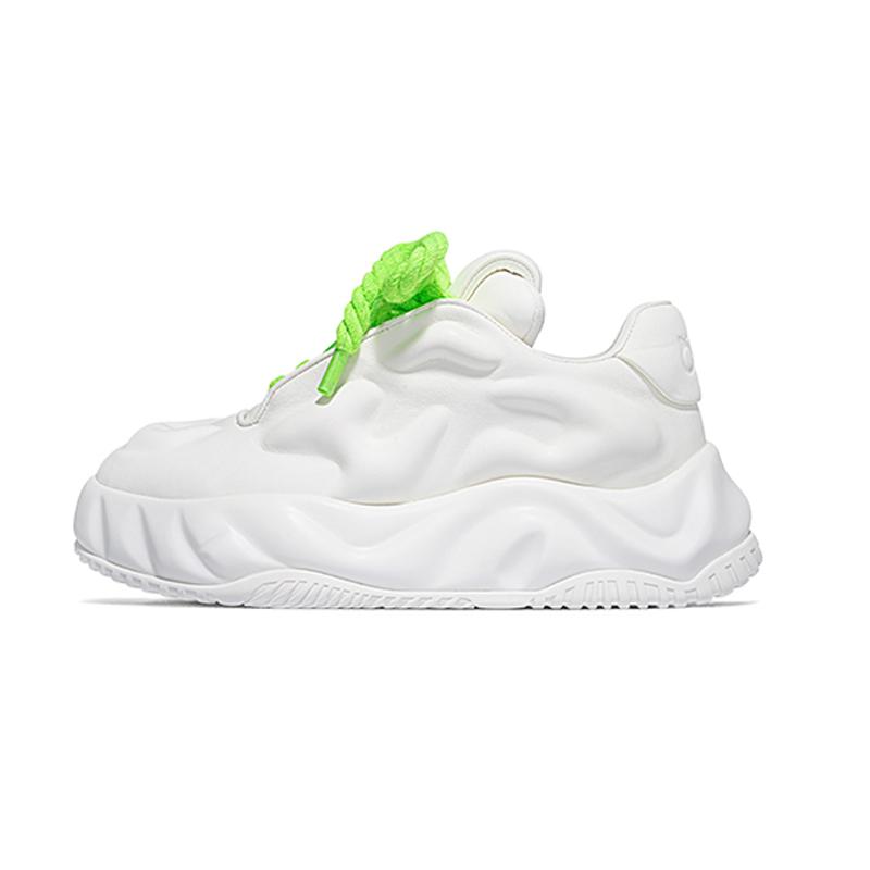 opp france White dad shoes casual thick soled bread shoes unisex trendy