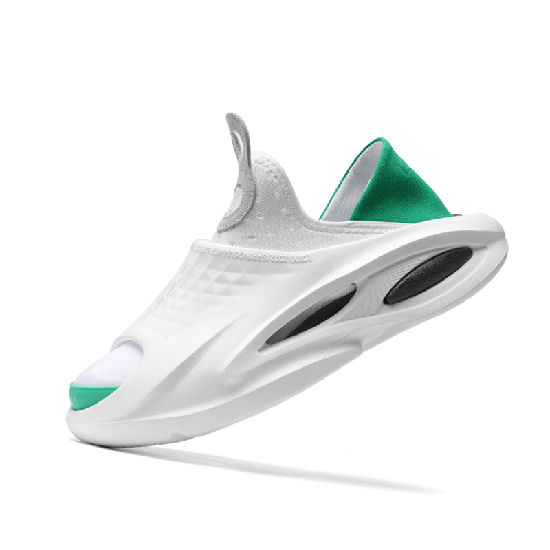 Opp France White Green Tail Cover Comfortable Unisex Breathable Casual Shoes