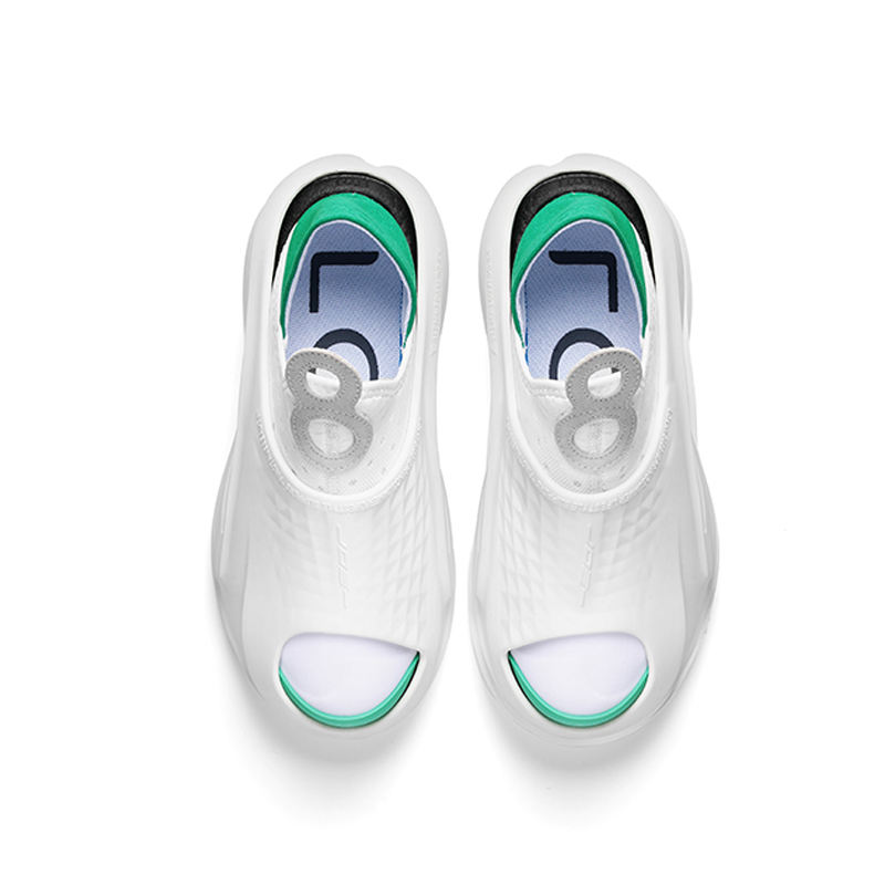 Opp France White Green Tail Cover Comfortable Unisex Breathable Casual Shoes