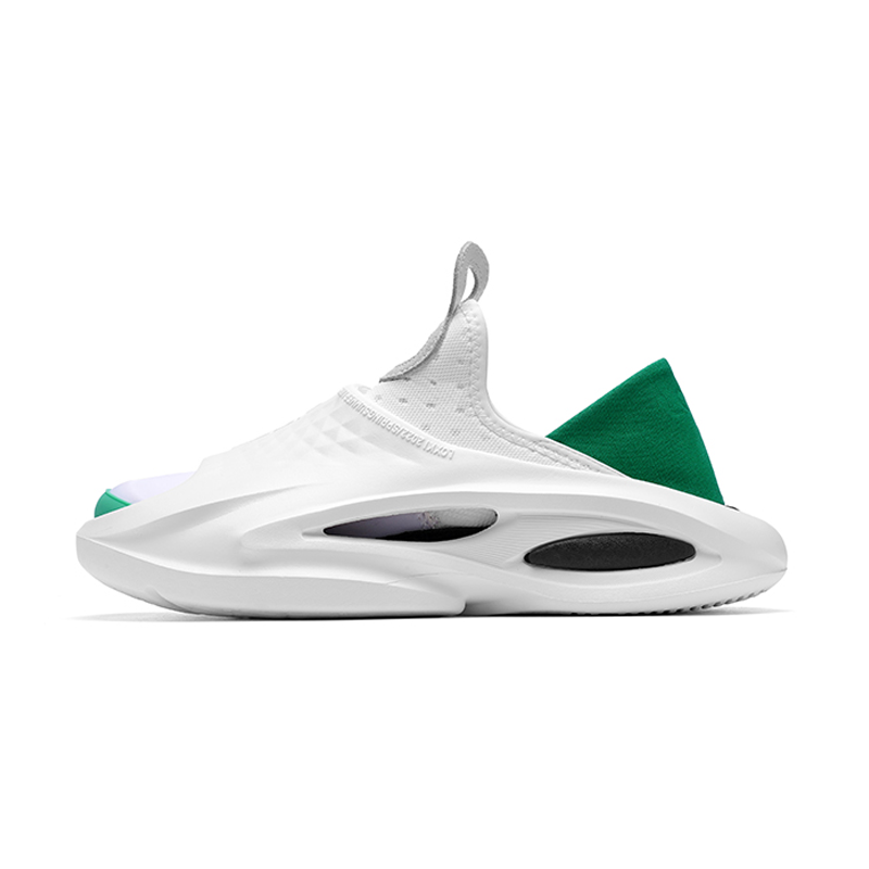 opp france White green tail cover comfortable unisex breathable casual shoes