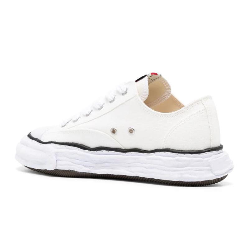 Opp France White Low-top Lace-up Couple’s Versatile Casual Shoes For Men And Women