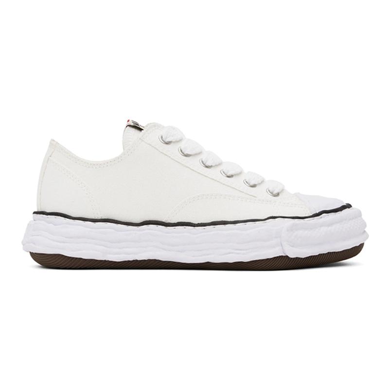 opp france White low-top lace-up couple’s versatile casual shoes for men and women
