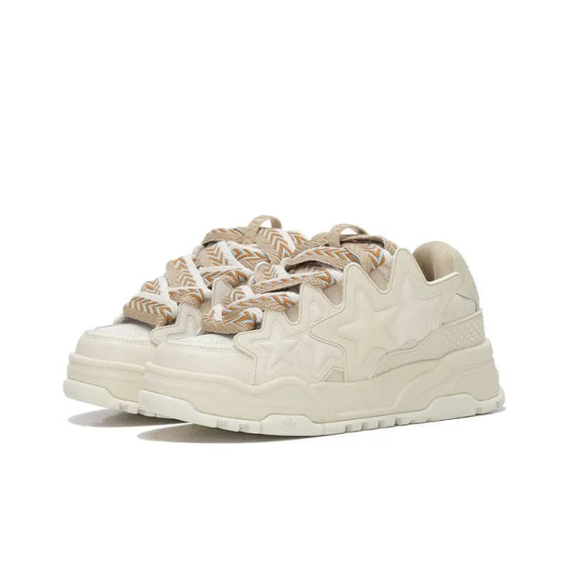 Opp France White Personalized Shoelaces Star Unisex Casual Shoes