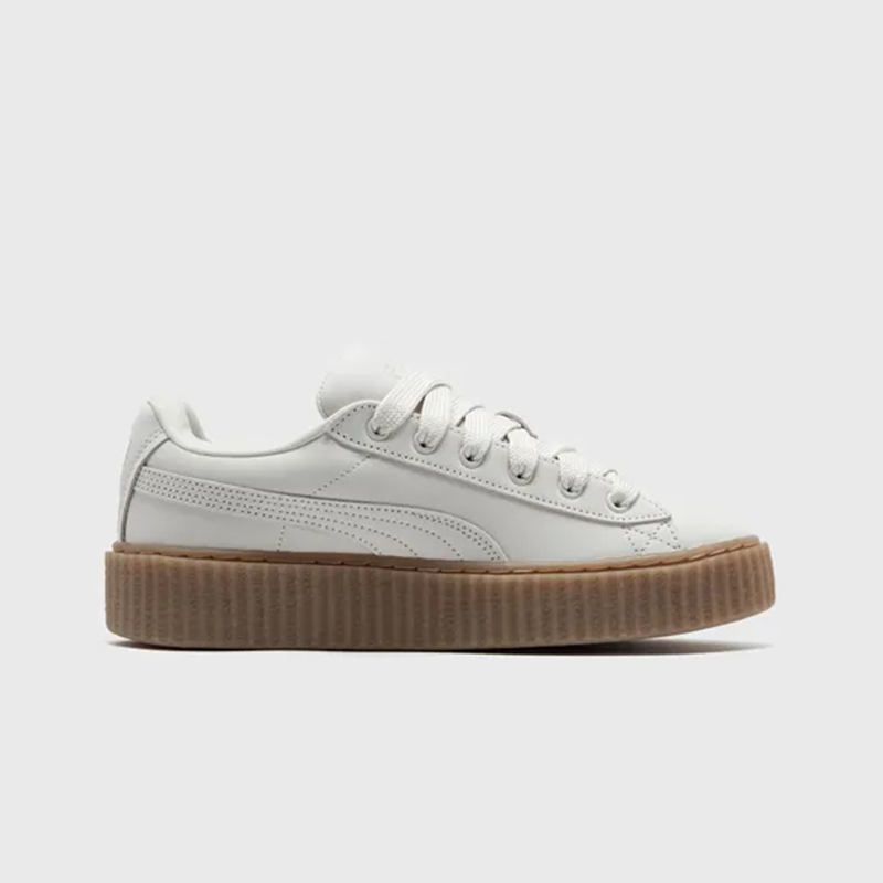 Opp France White Platform Lace-up Unisex Casual Shoes