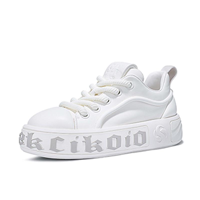 Opp France White Summer Ice Casual Men’s And Women’s Thick Soled Height Increasing Board Shoes