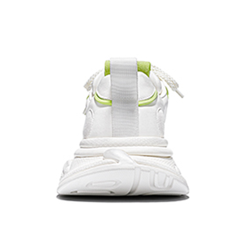 Opp France White Summer Leather Versatile Unisex Dad Shoes Thick Soled Breathable Casual Shoes