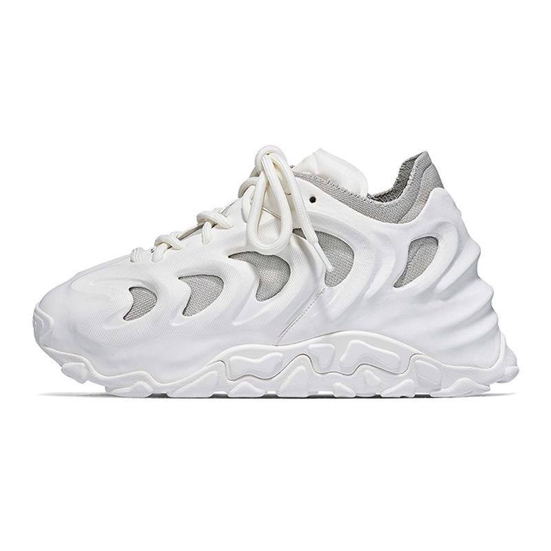 opp france White summer new men’s and women’s couple shoes trendy brand versatile thick soled breathable casual shoes