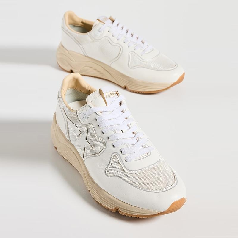 Opp France White Thick-soled Low-top Men’s Sports Shoes Casual Shoes