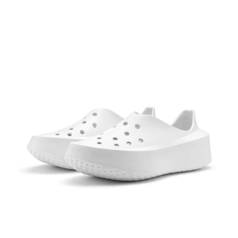 Opp France White Thick-soled Outdoor Non-slip Height-enhancing Men’s Beach Shoes Casual Shoes