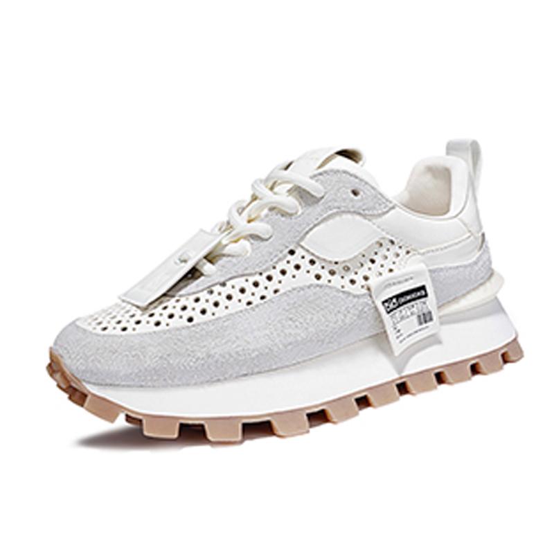 Opp France White Trendy Brand Unisex Summer Breathable Sports Shoes Height Increasing Dad Shoes Forrest Gump Shoes
