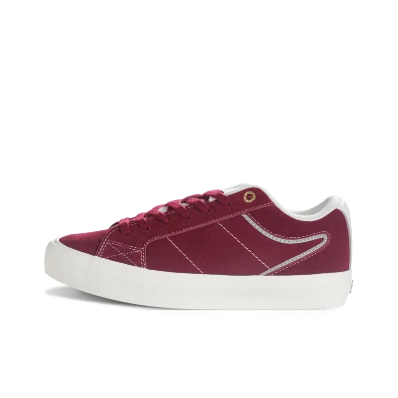 opp france Wine red retro low cut anti slip casual shoes for both men and women