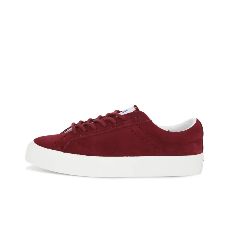 opp france Wine red suede solid color simple and fashionable unisex casual shoes board shoes