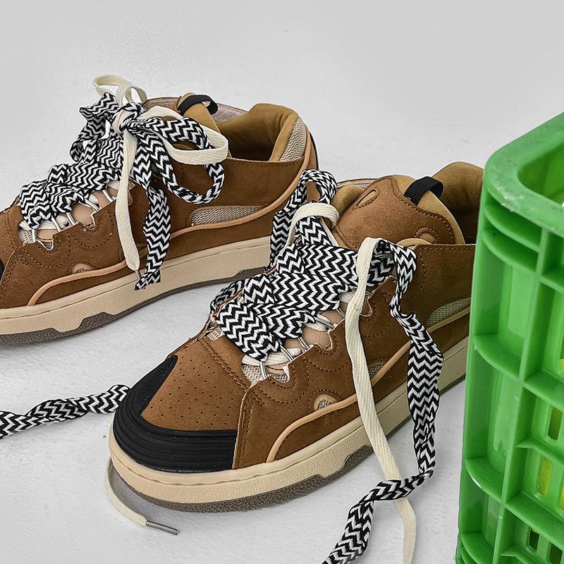 Opp France Women High-End Trendy Casual Sneakers Brown