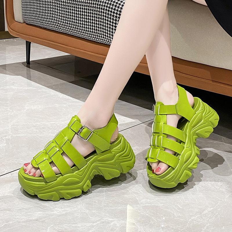 Opp France Women Platform Height-enhancing Casual Sandals