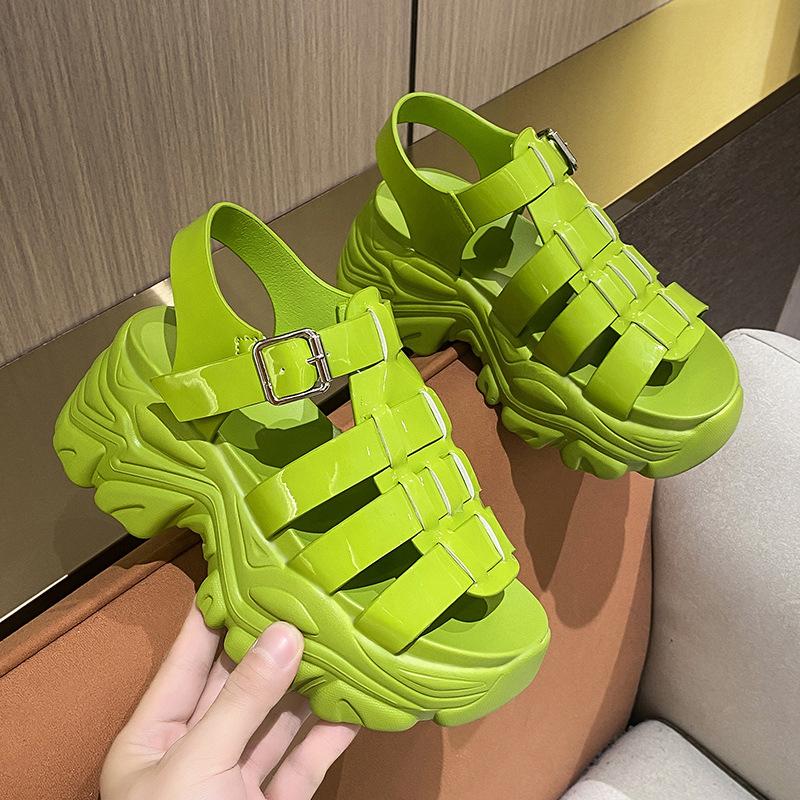 Opp France Women Platform Height-enhancing Casual Sandals