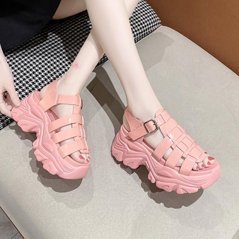 Opp France Women Platform Height-enhancing Casual Sandals