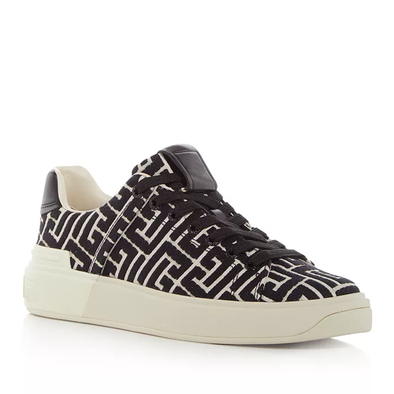 Opp France Women’s All-Season Sneakers Black And White Low-Top