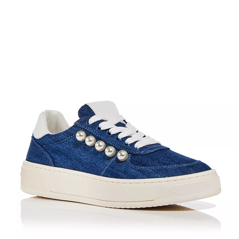 Opp France Women’s All-Season Sneakers Blue Low-Top