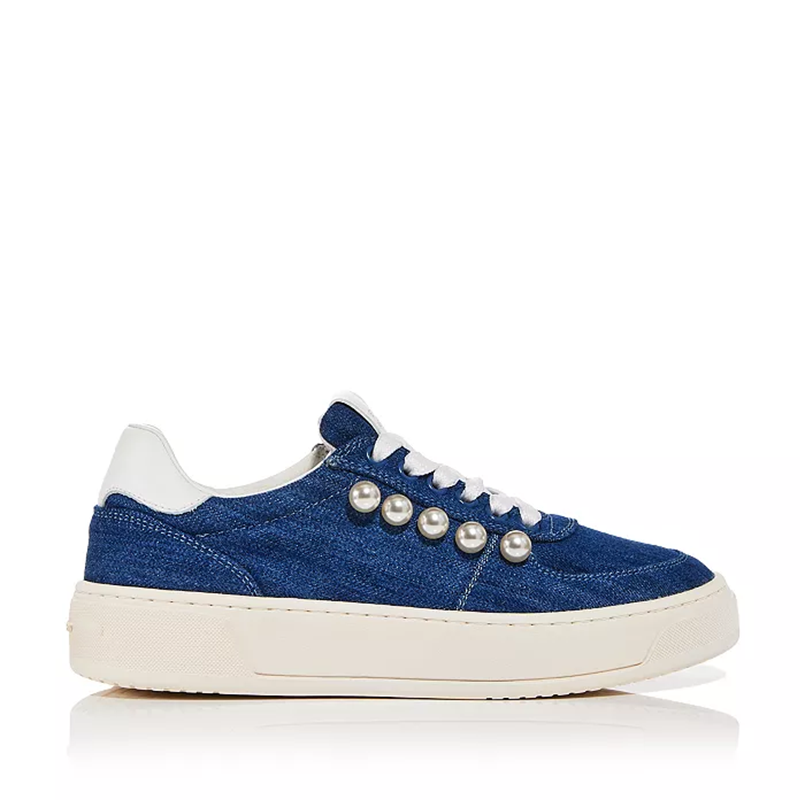 opp france Women’s All-Season Sneakers Blue Low-Top