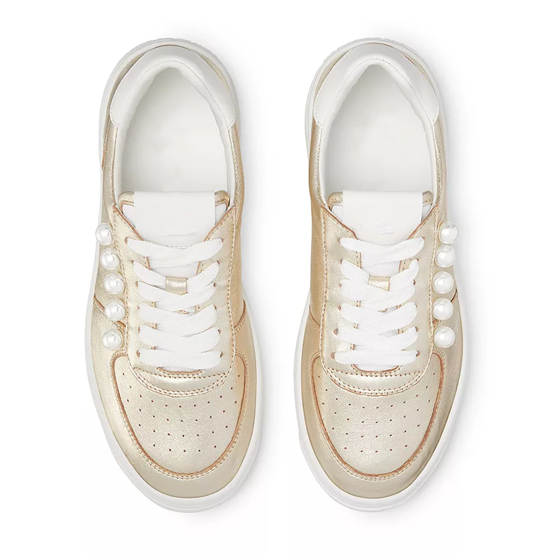 Opp France Women’s All-Season Sneakers Gold Low-Top