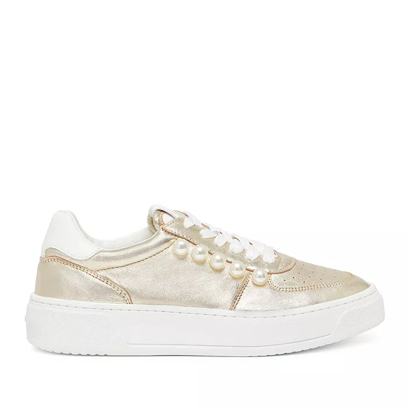 opp france Women’s All-Season Sneakers Gold Low-Top