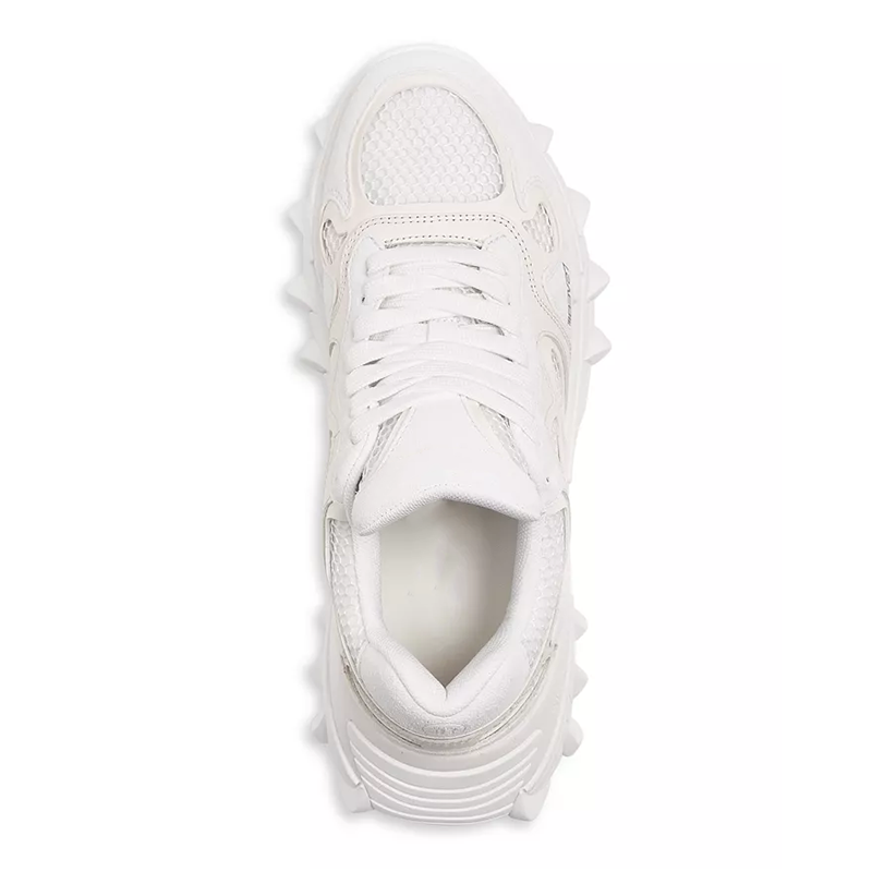 Opp France Women’s All-Season Sneakers Increased Comfort White Low-Top
