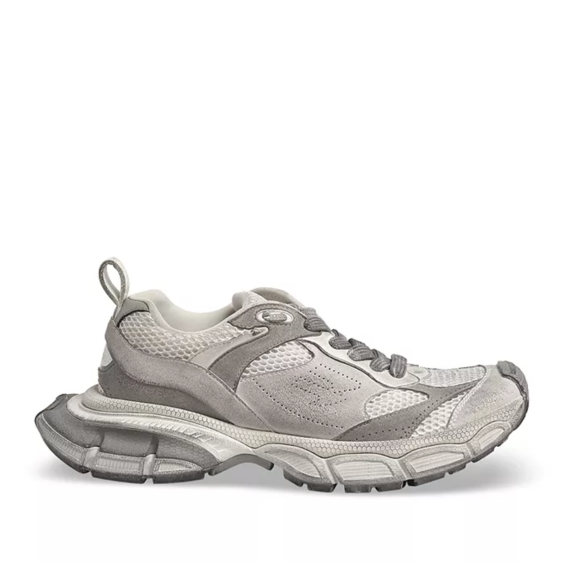 opp france Women’s All-Season Sneakers Silver Gray Low-Top