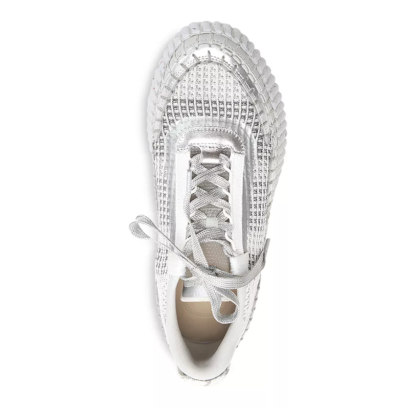 Opp France Women’s All-Season Sneakers Silver Low-Top