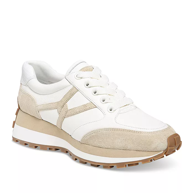 Opp France Women’s All-Season Sneakers White And Beige Low-Top