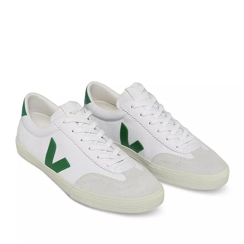 Opp France Women’s All-Season Sneakers White And Green Low-Top