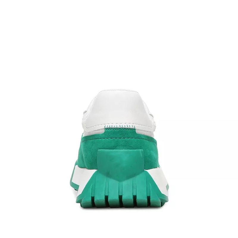 Opp France Women’s All-Season Sneakers White And Green Low-Top