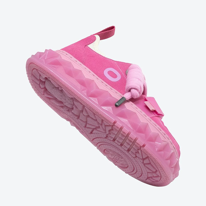 Opp France Women’s Casual Shoes Low-top Thick-soled Rose Red