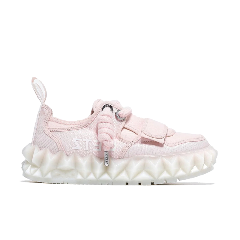 opp france Women’s casual trendy shoes low-top thick-soled Pink