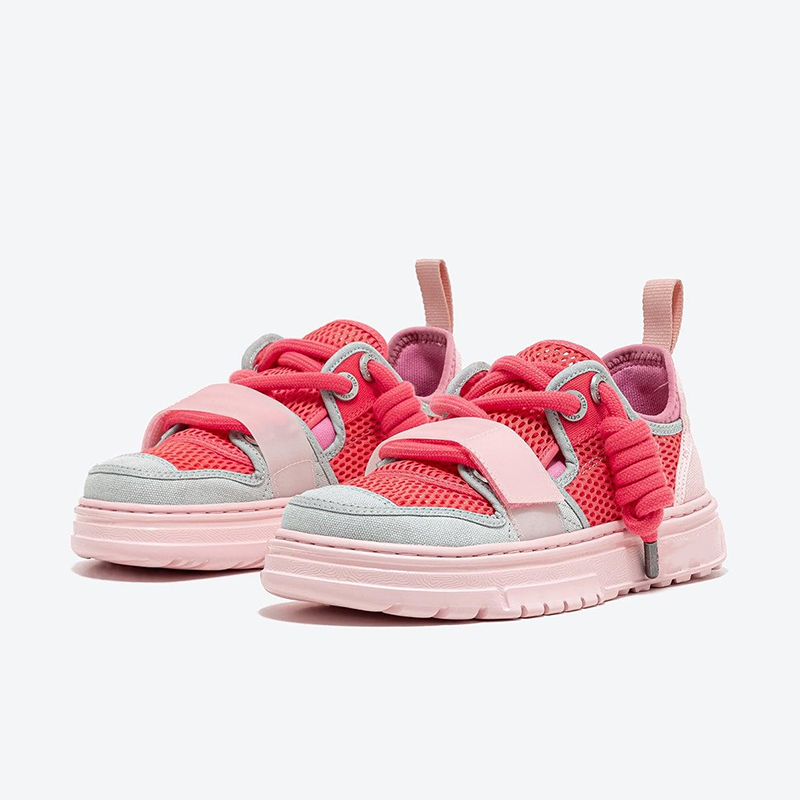 Opp France Women’s Fashion Casual Shoes Mesh Breathable Pink