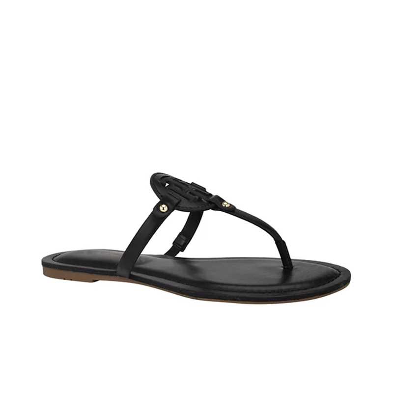 opp france Women’s Flat Slip On Sandals Anti-slip Black