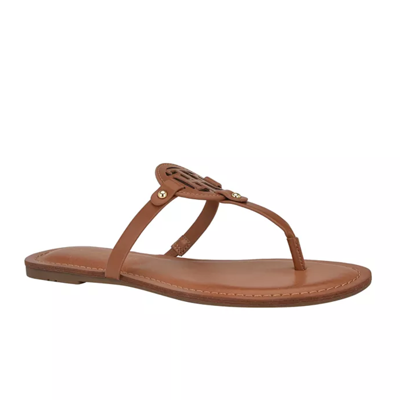 opp france Women’s Flat Slip On Sandals Anti-slip Brown