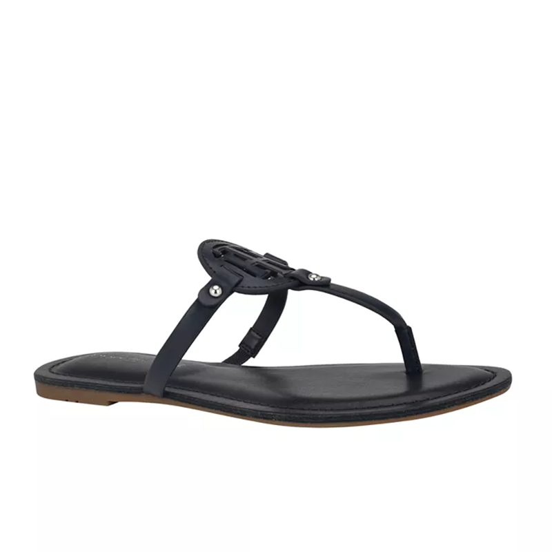 opp france Women’s Flat Slip On Sandals Anti-slip Dark Blue