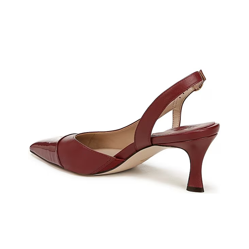 Opp France Women’s High Heel Sandals Slingback Pumps Red