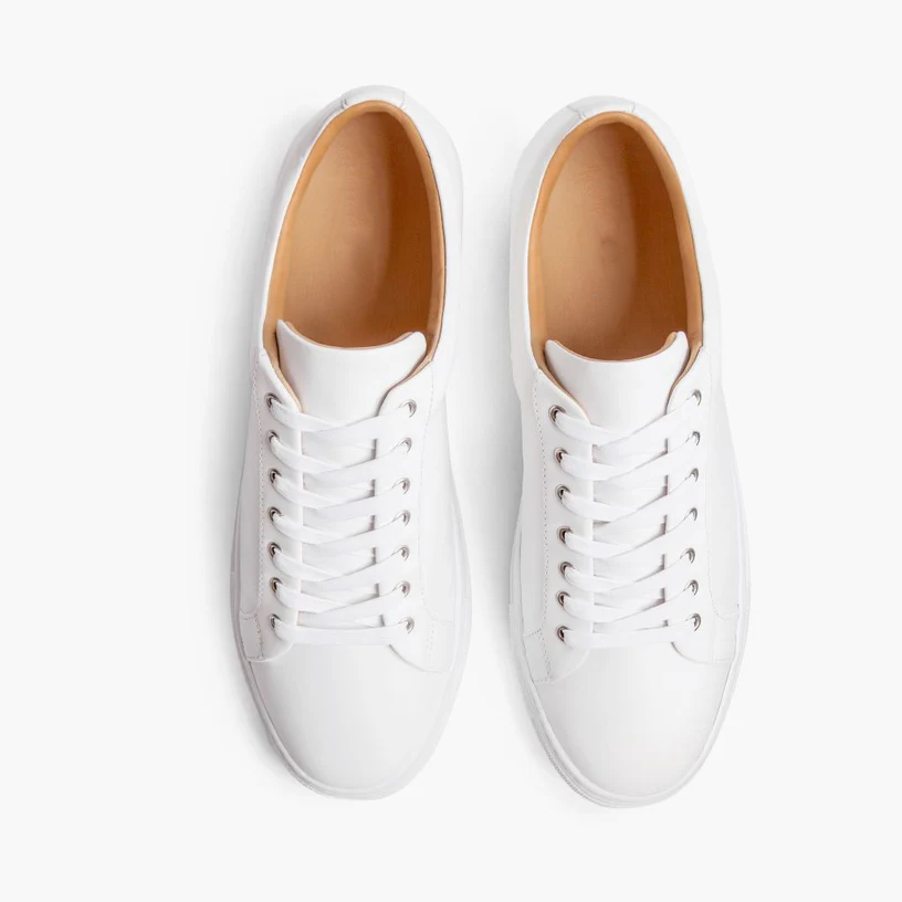 Opp France Women’s Lace-up Versatile And Simple Casual Shoes White