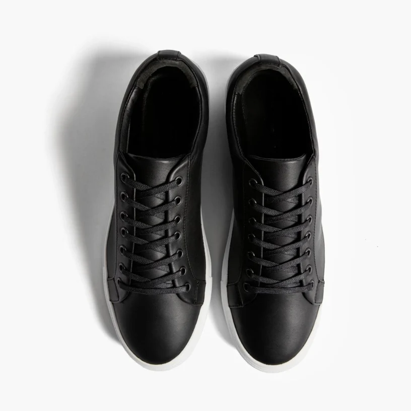 Opp France Women’s Lace-up Versatile And Simple Casual Shoes Black