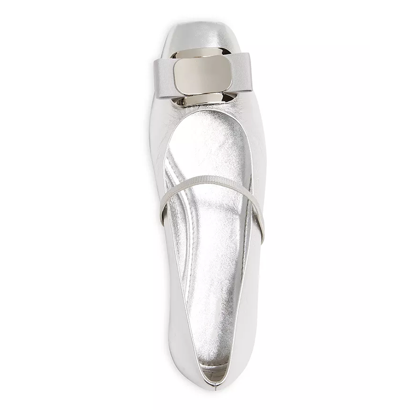 Opp France Women’s Low-heeled Everyday Casual Shoes Silver