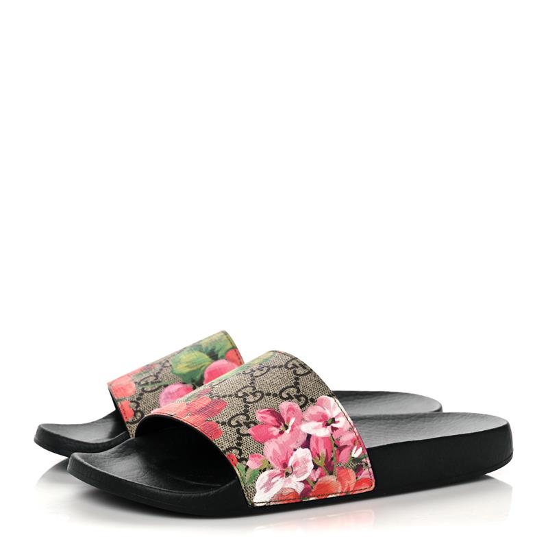 Opp France Women’s Low-heeled Pursuit Pool Slide Slippers Sandals Ebony