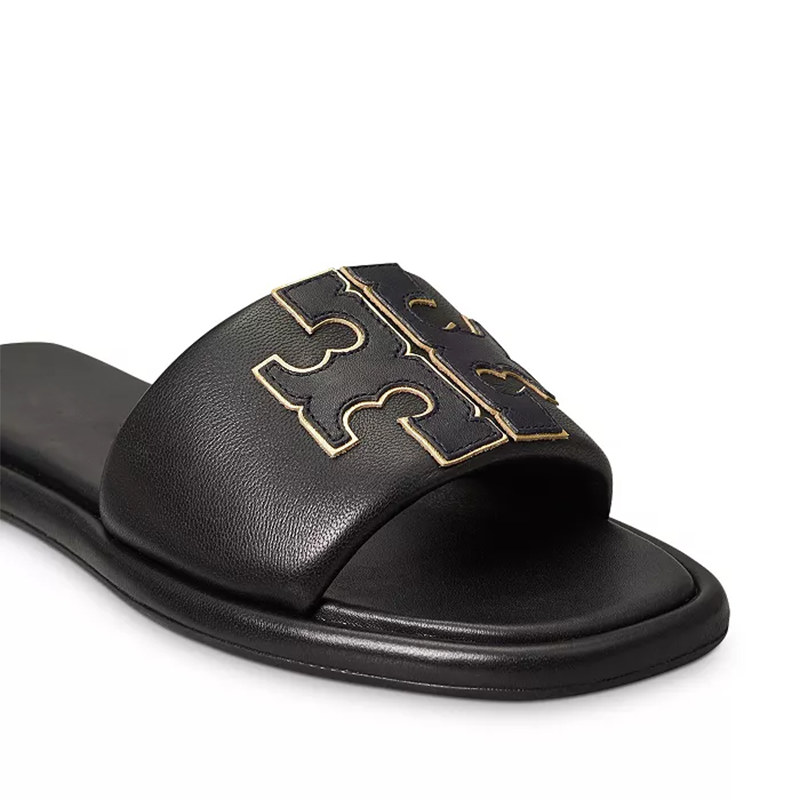 Opp France Women’s Low-heeled Slippers Sandals Black