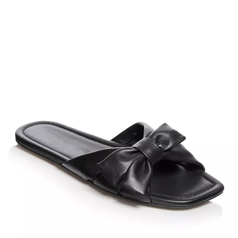 Opp France Women’s Low-heeled Slippers Sandals Black
