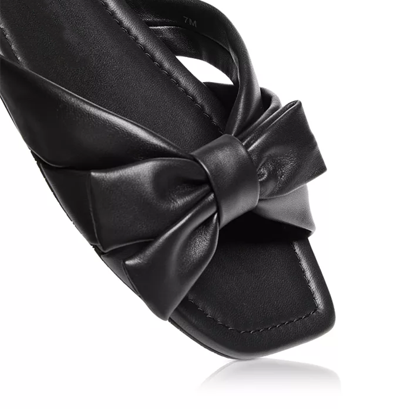 Opp France Women’s Low-heeled Slippers Sandals Black