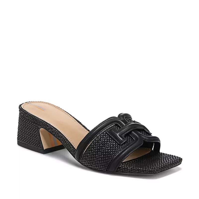 Opp France Women’s Low-heeled Slippers Sandals Black