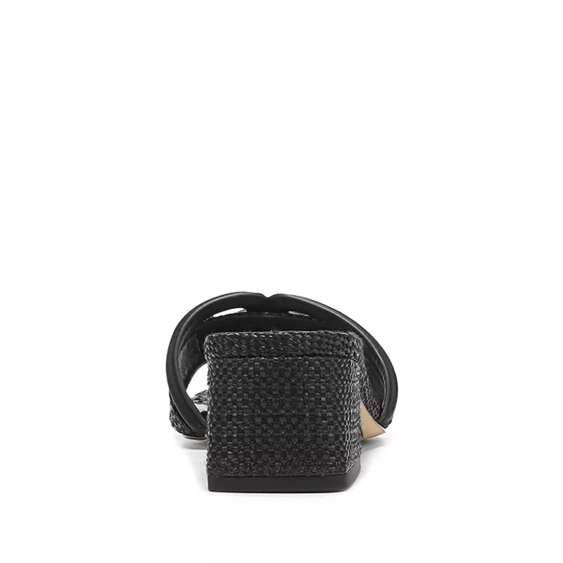 Opp France Women’s Low-heeled Slippers Sandals Black