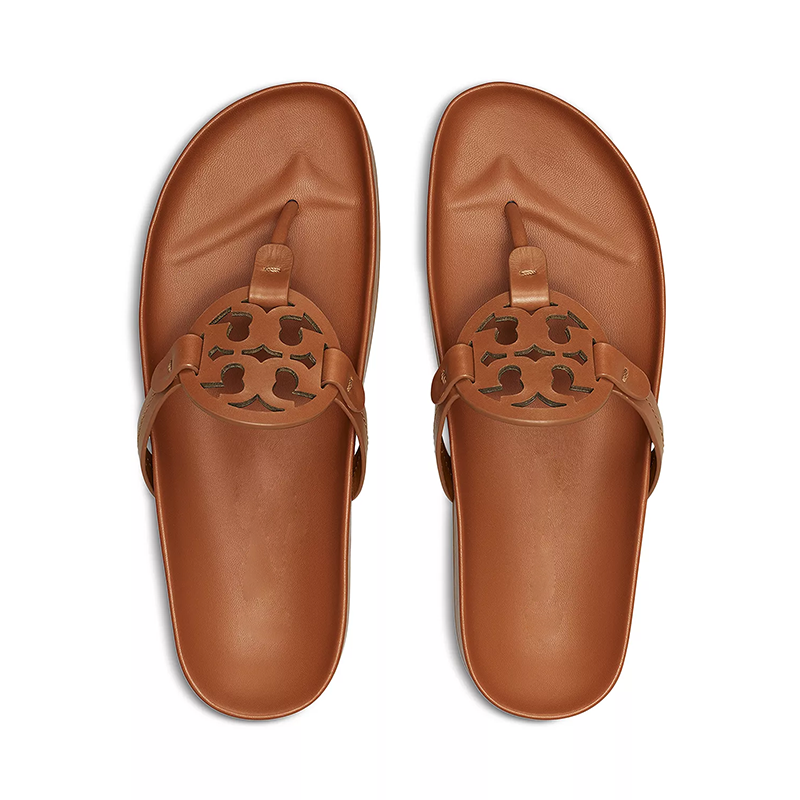 Opp France Women’s Low-heeled Slippers Sandals Khaki