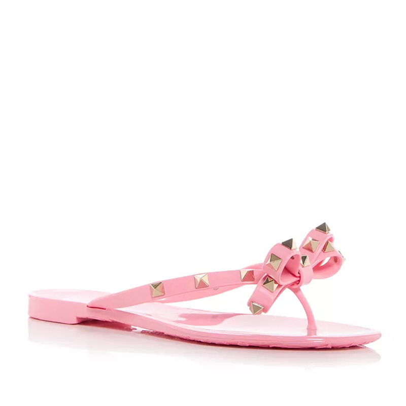 Opp France Women’s Low-heeled Slippers Sandals Pink